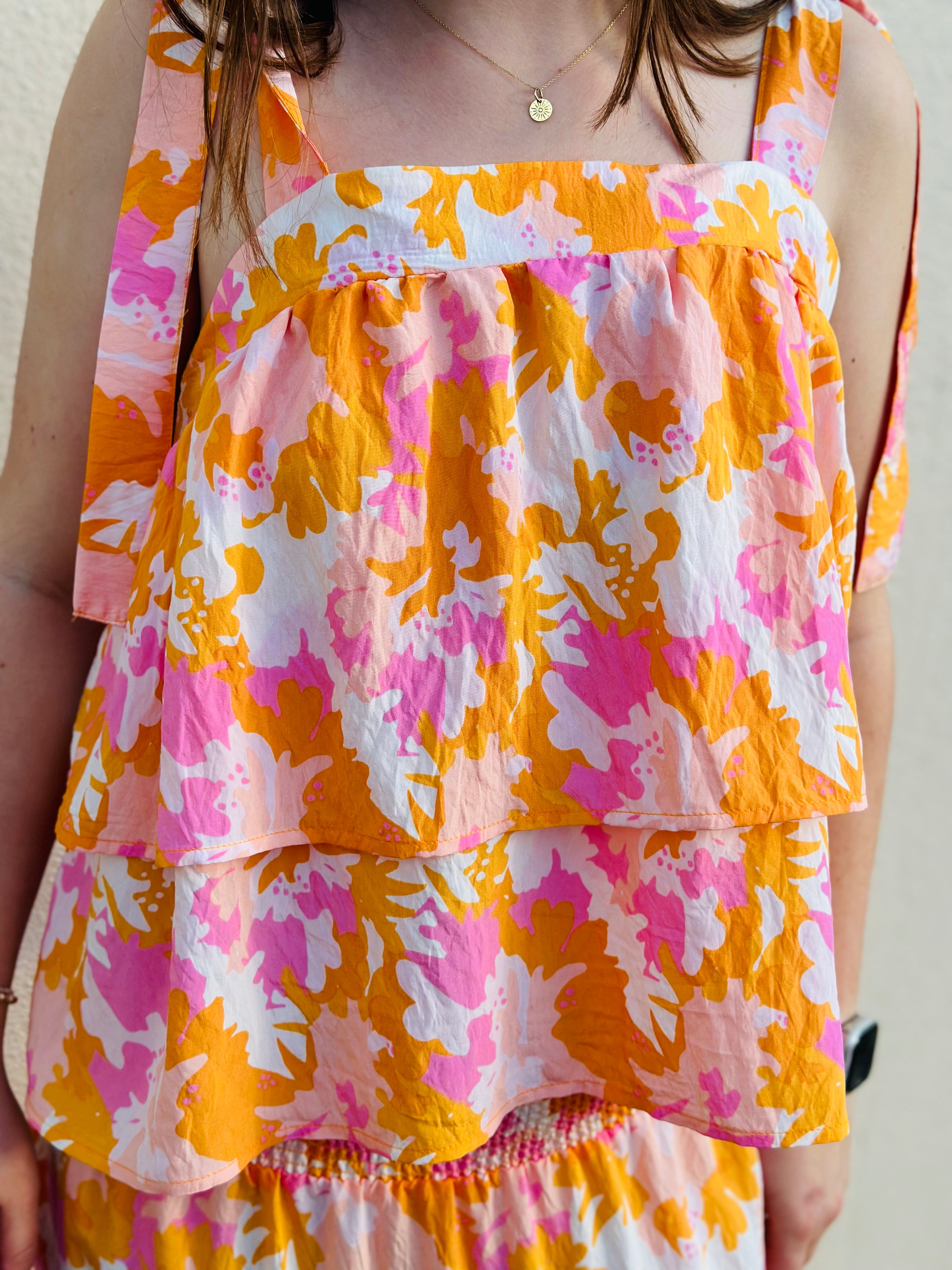 SADIE SPRING BLOOMS TOP