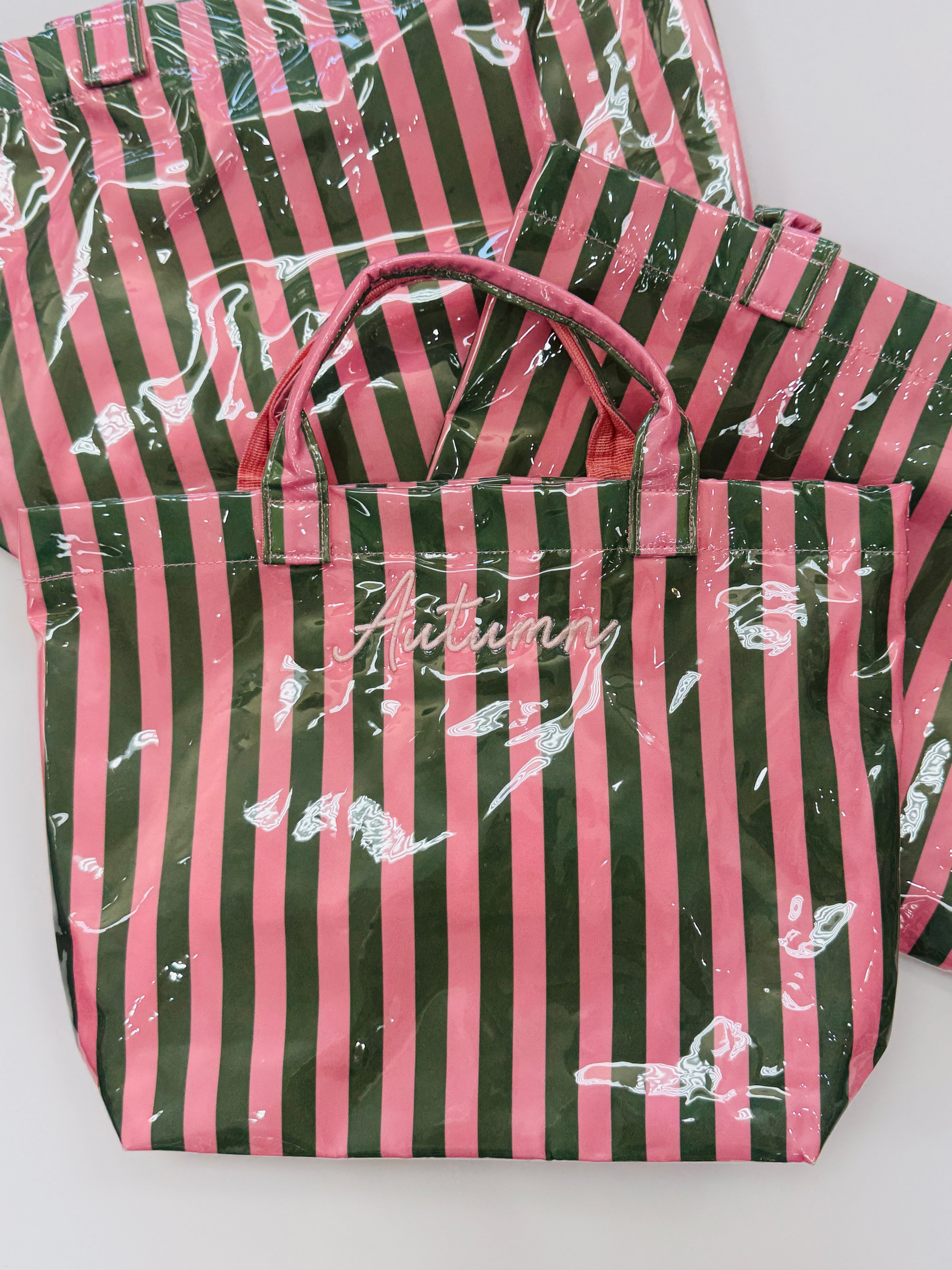 CLEAR COATED TOTE BAG