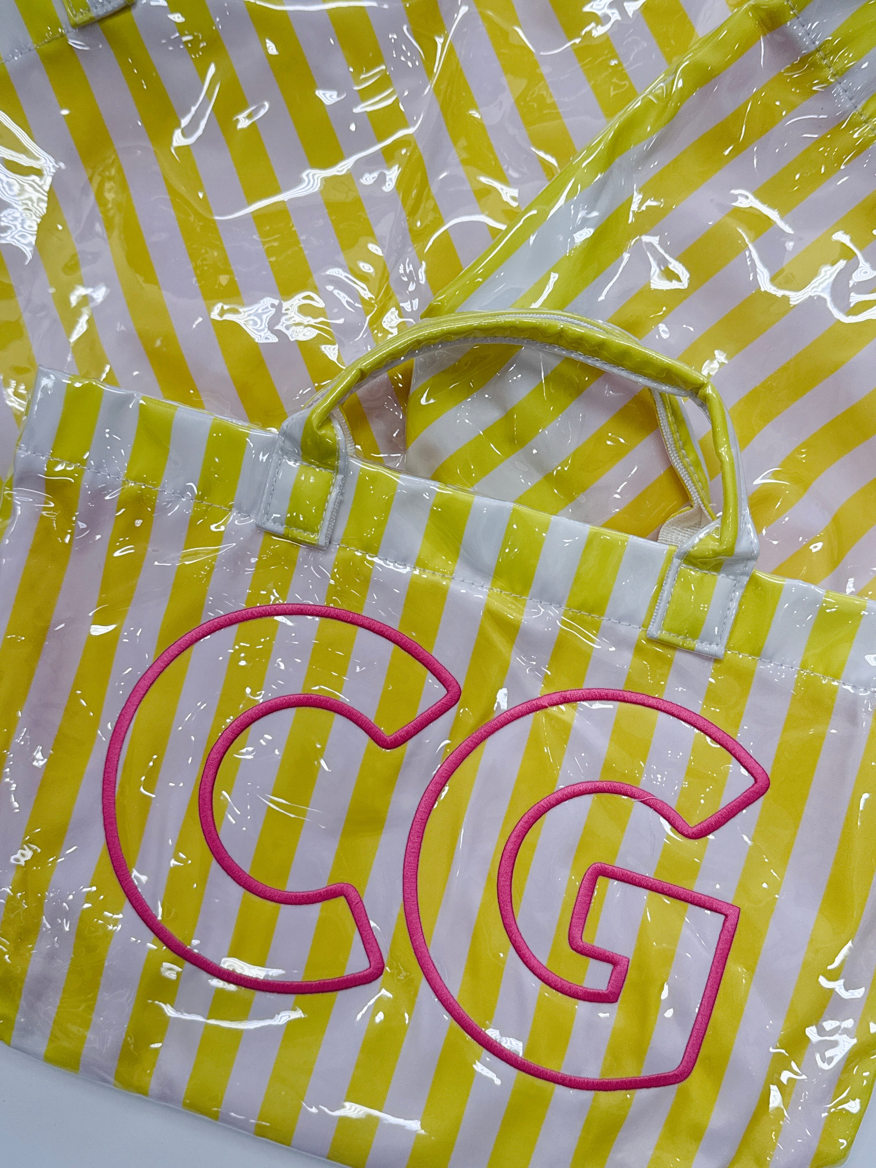 CLEAR COATED TOTE BAG