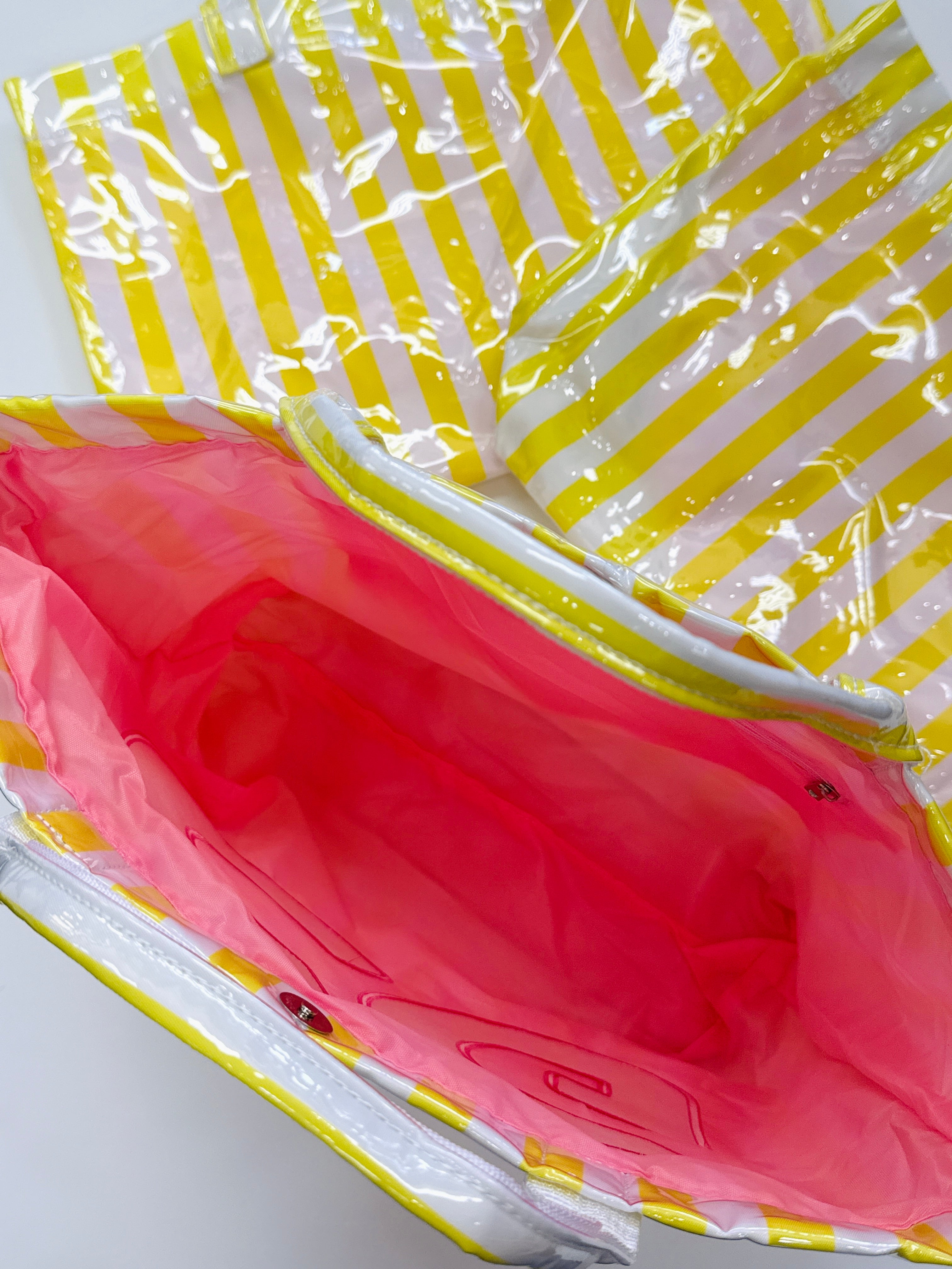 CLEAR COATED TOTE BAG