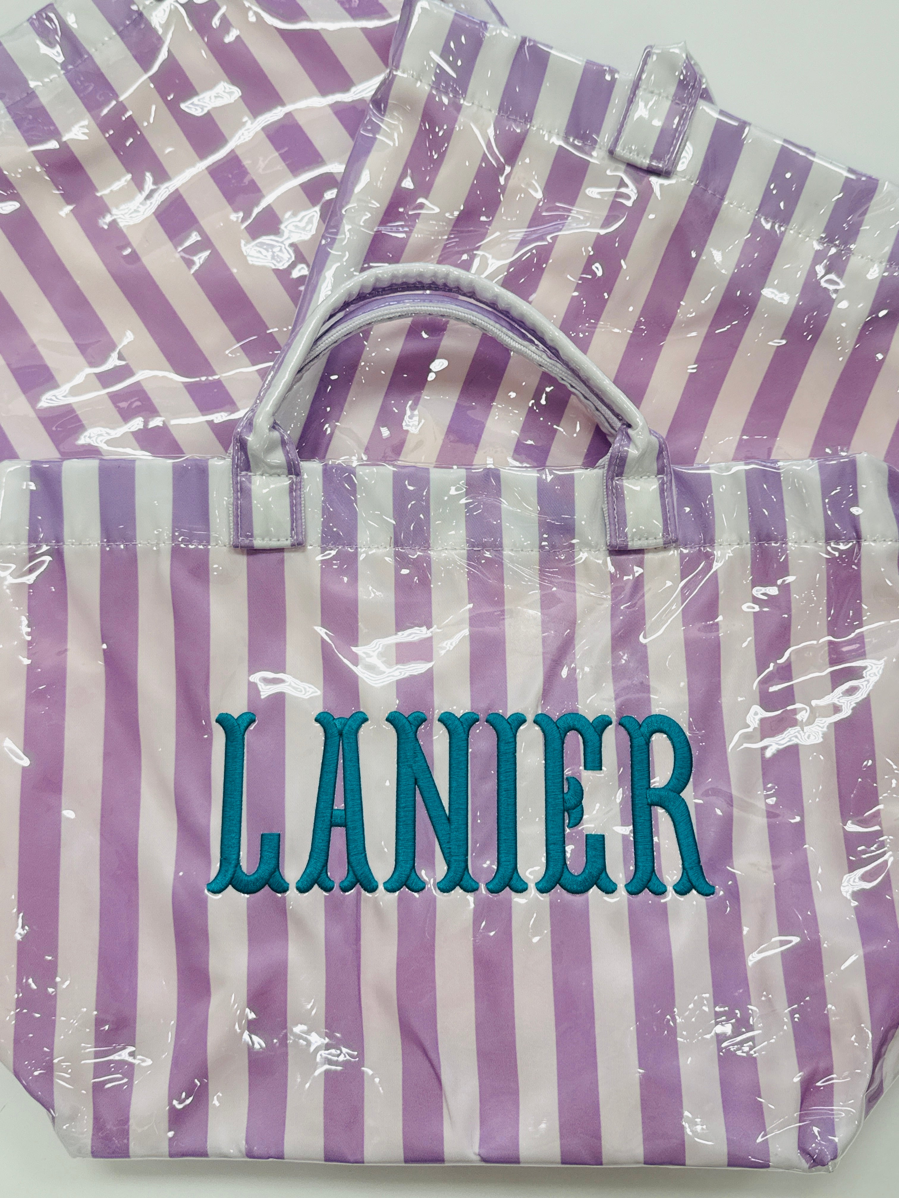 CLEAR COATED TOTE BAG