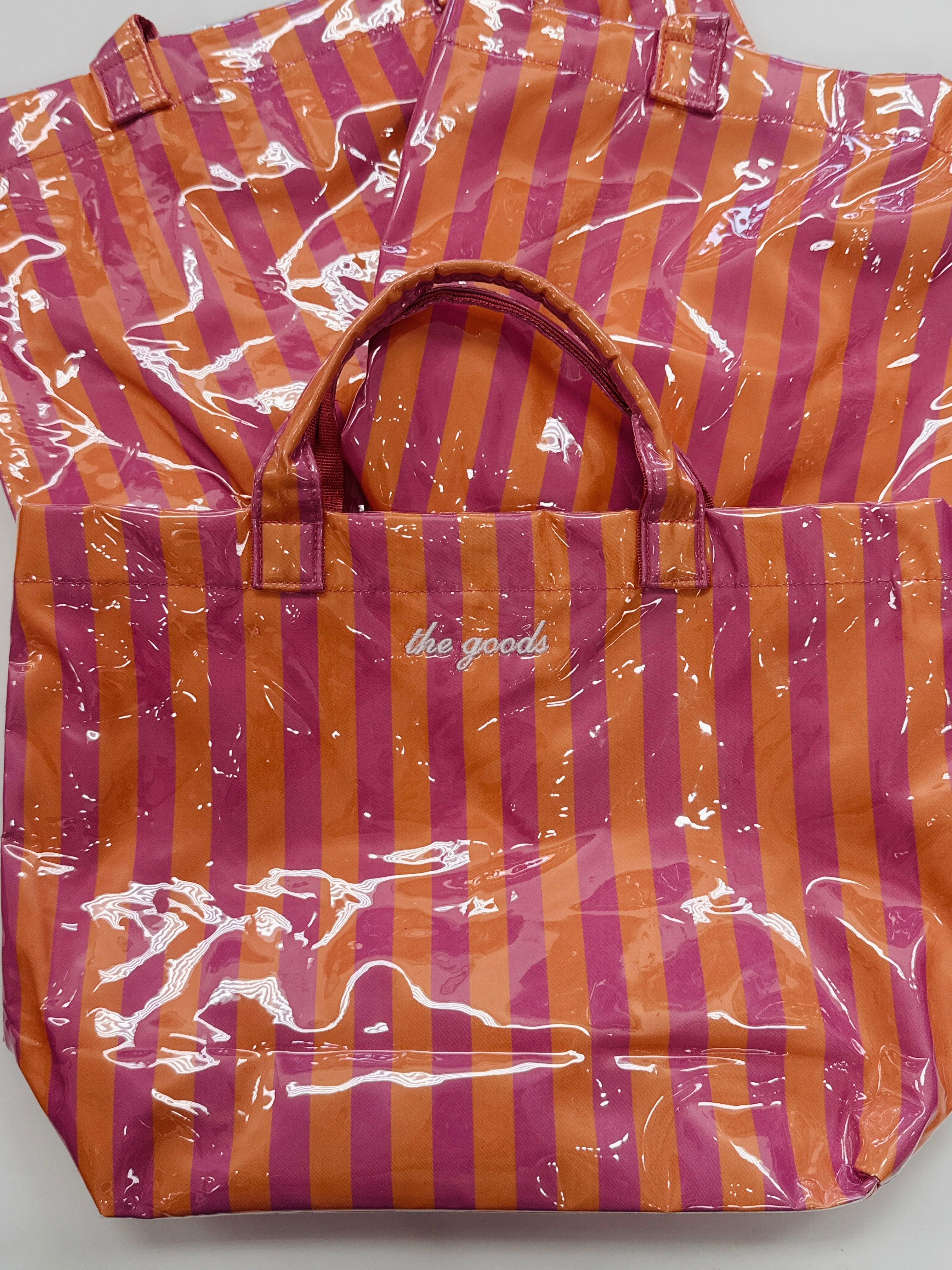 CLEAR COATED TOTE BAG