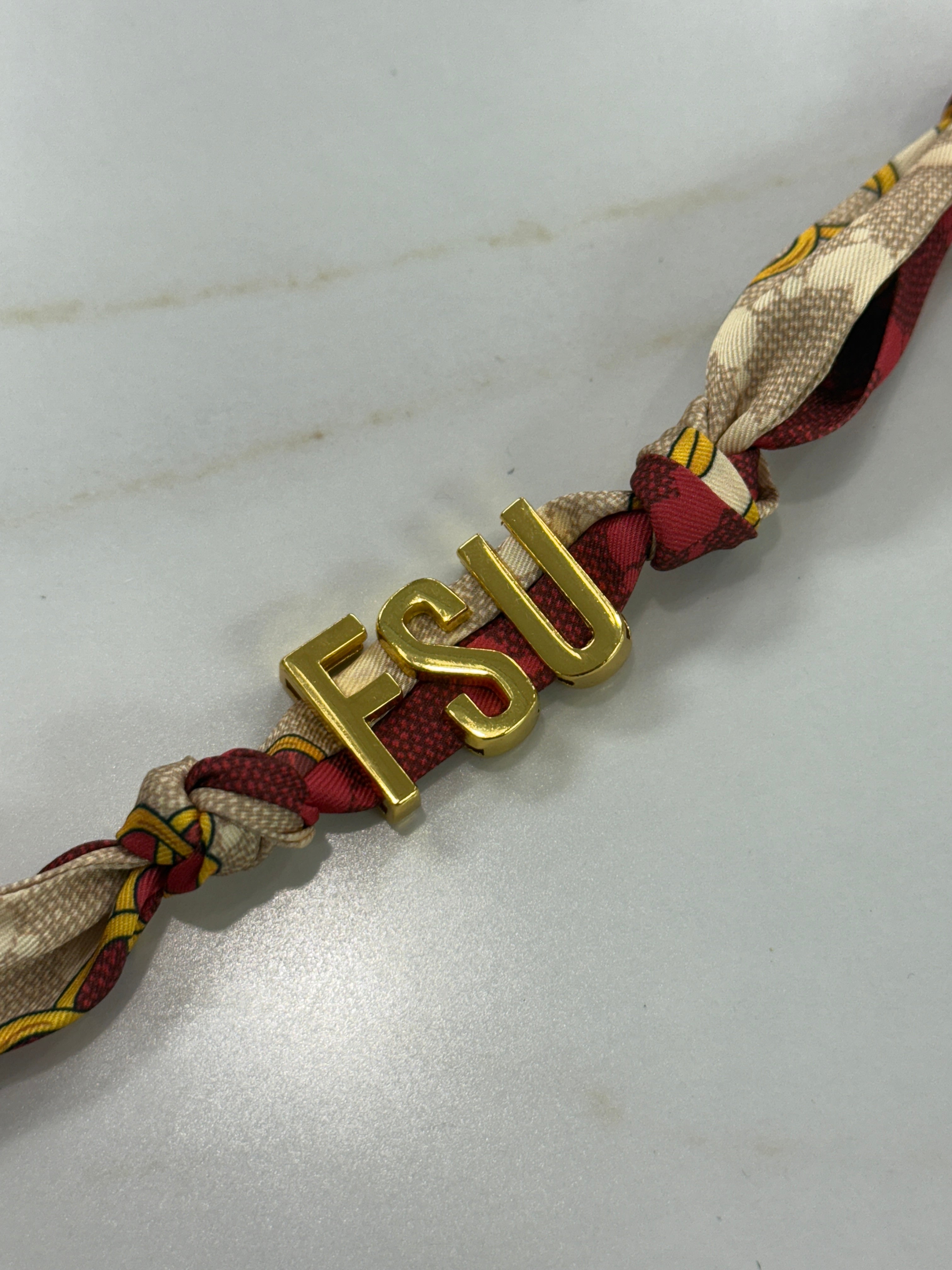 FSU BOLD SCARF NECKLACE