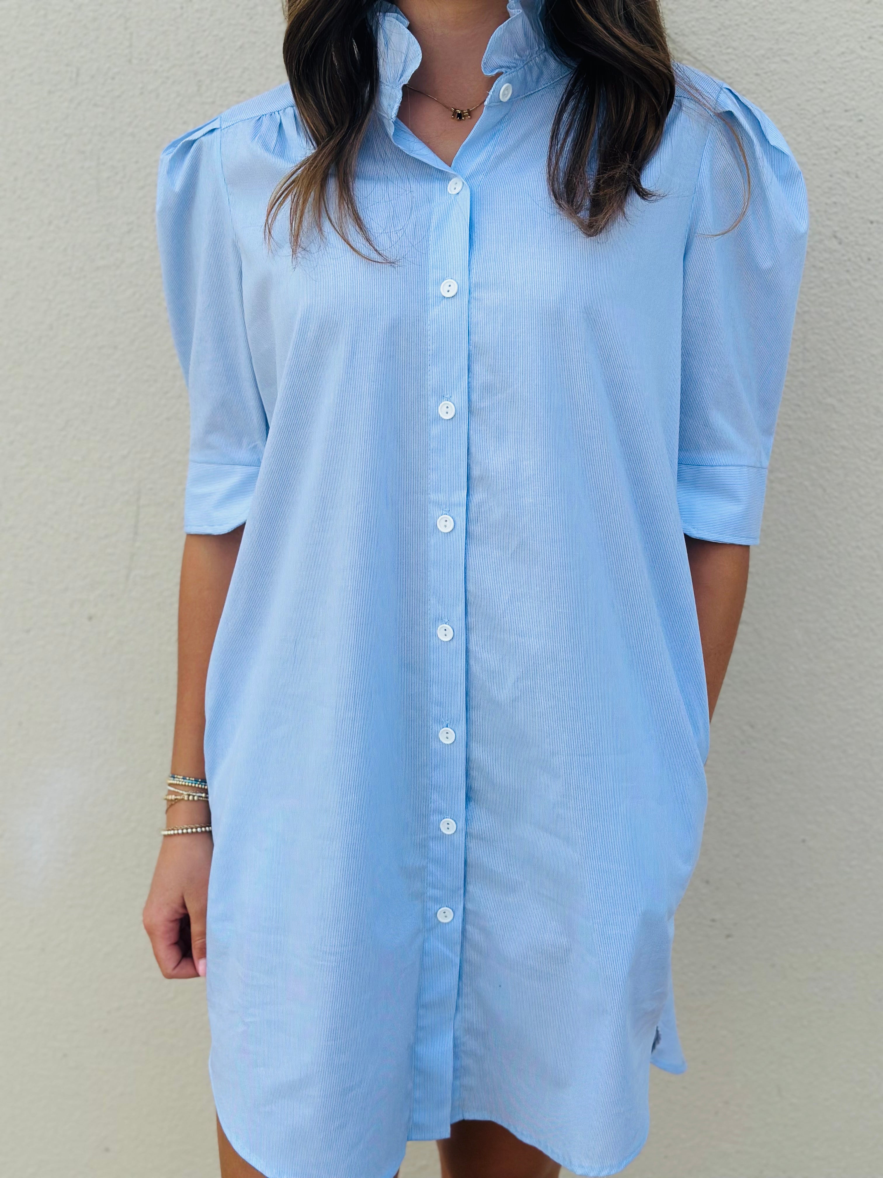 CALLIE RUFFLE DRESS