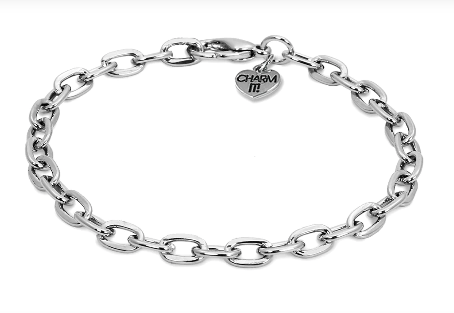CHARM IT! SILVER CHAIN BRACELET