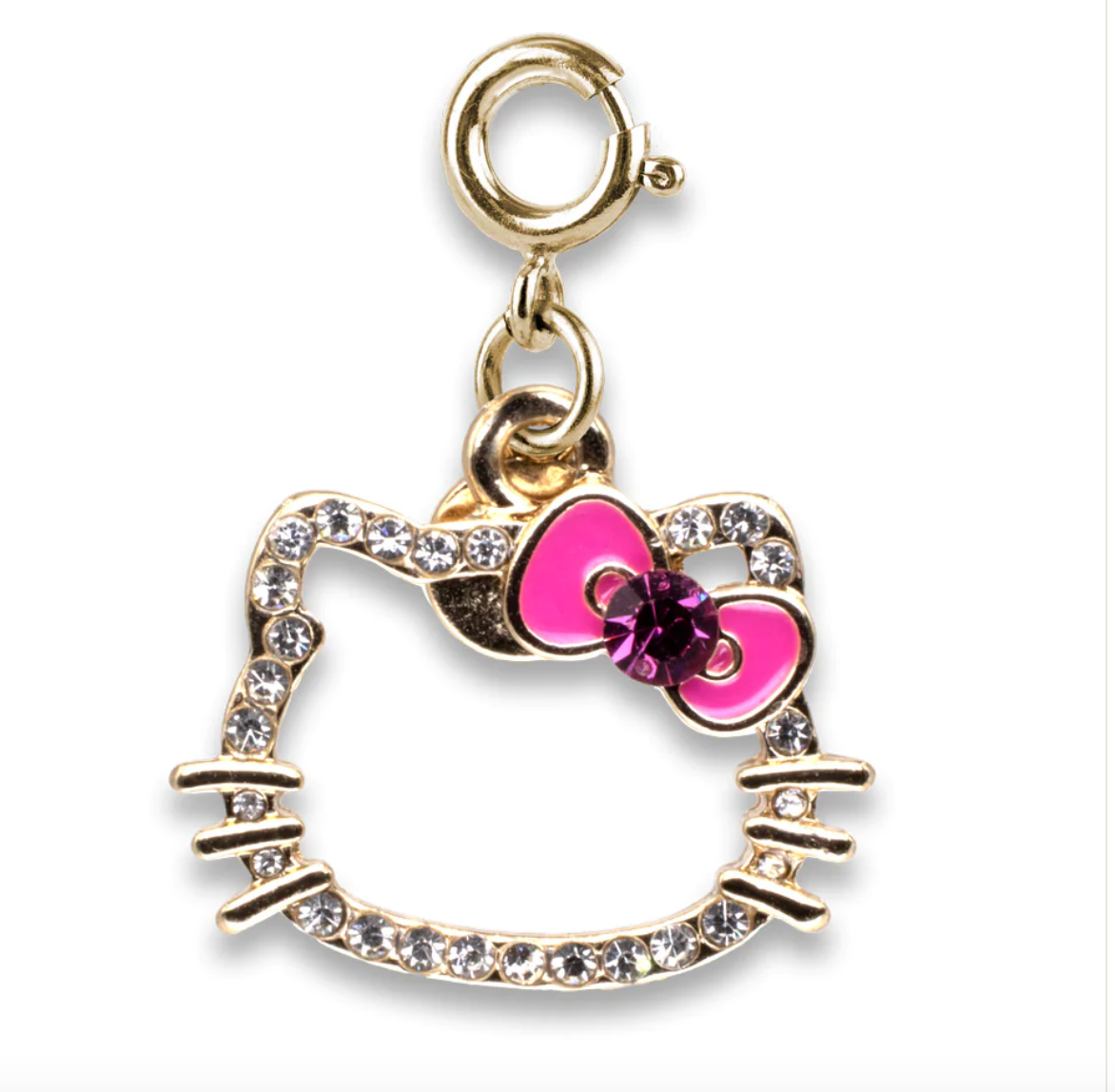 GOLD HELLO KITTY SILHOUETTE CHARM