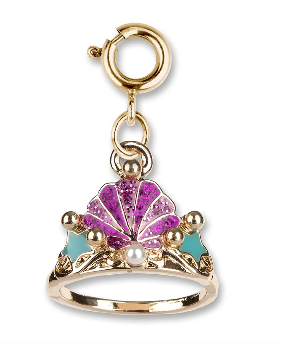 GOLD MERMAID TIARA CHARM