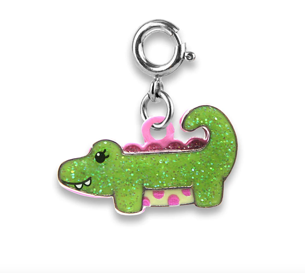 GLITTER ALLIGATOR CHARM