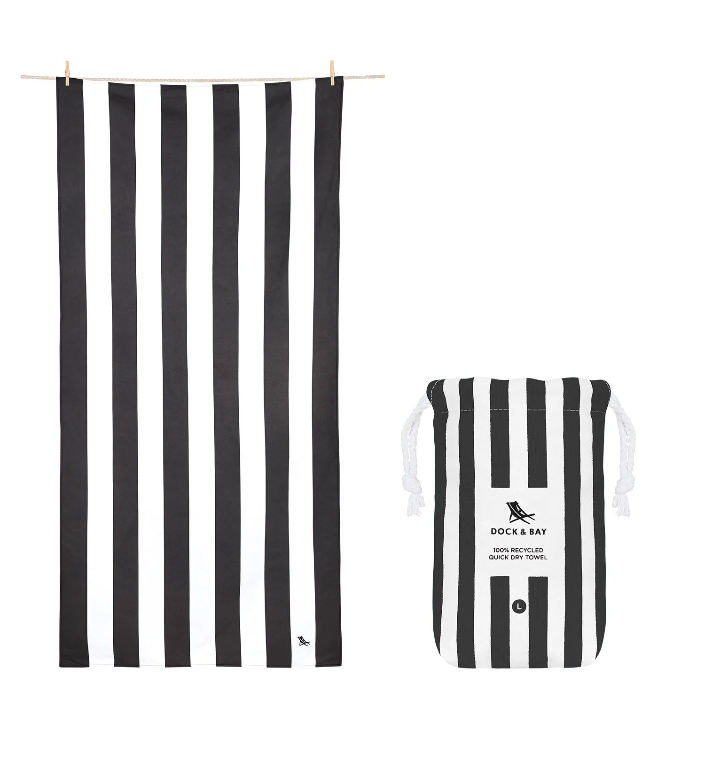 KAMARI CHARCOAL | QUICK DRY TOWEL XL