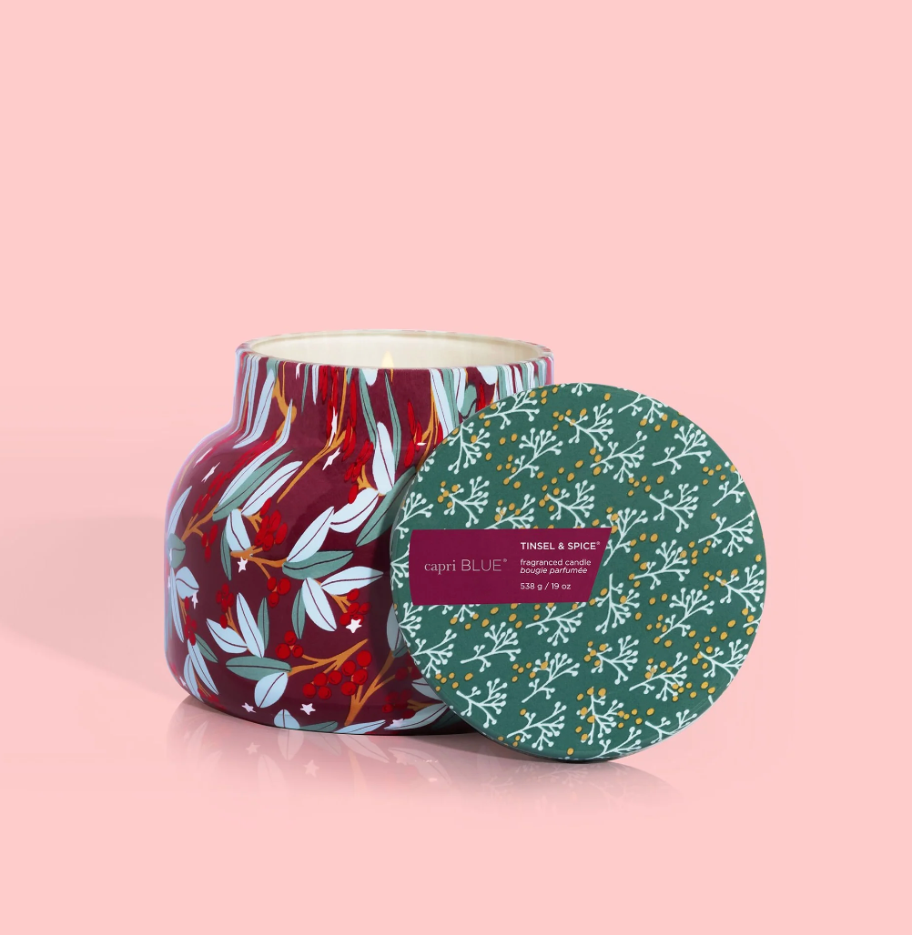 TINSEL SPICE | HOLIDAY PATTERN PLAY SIGNATURE JAR