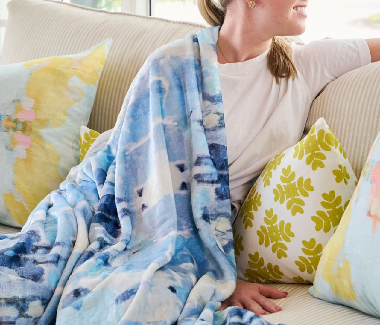 OCEAN BREEZE  | FLEECE BLANKET