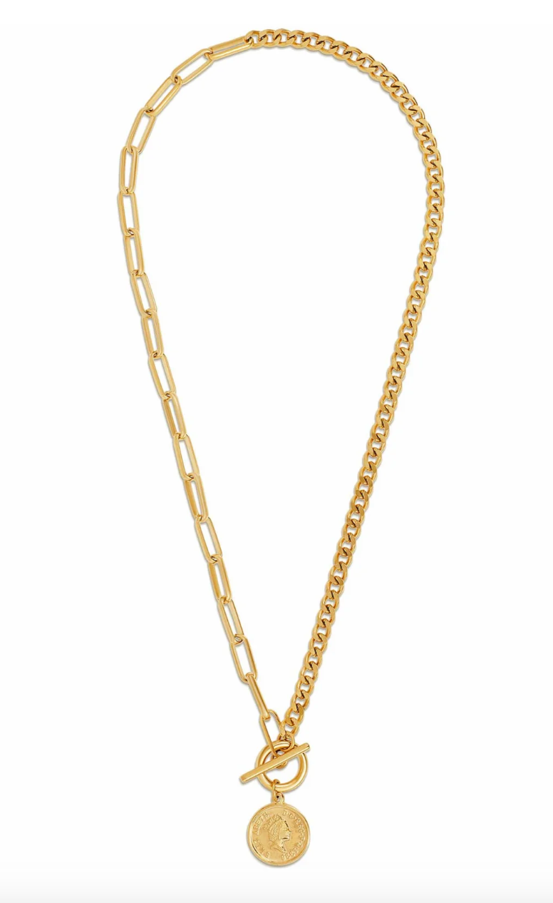 ZAYN TOGGLE CROSS NECKLACE