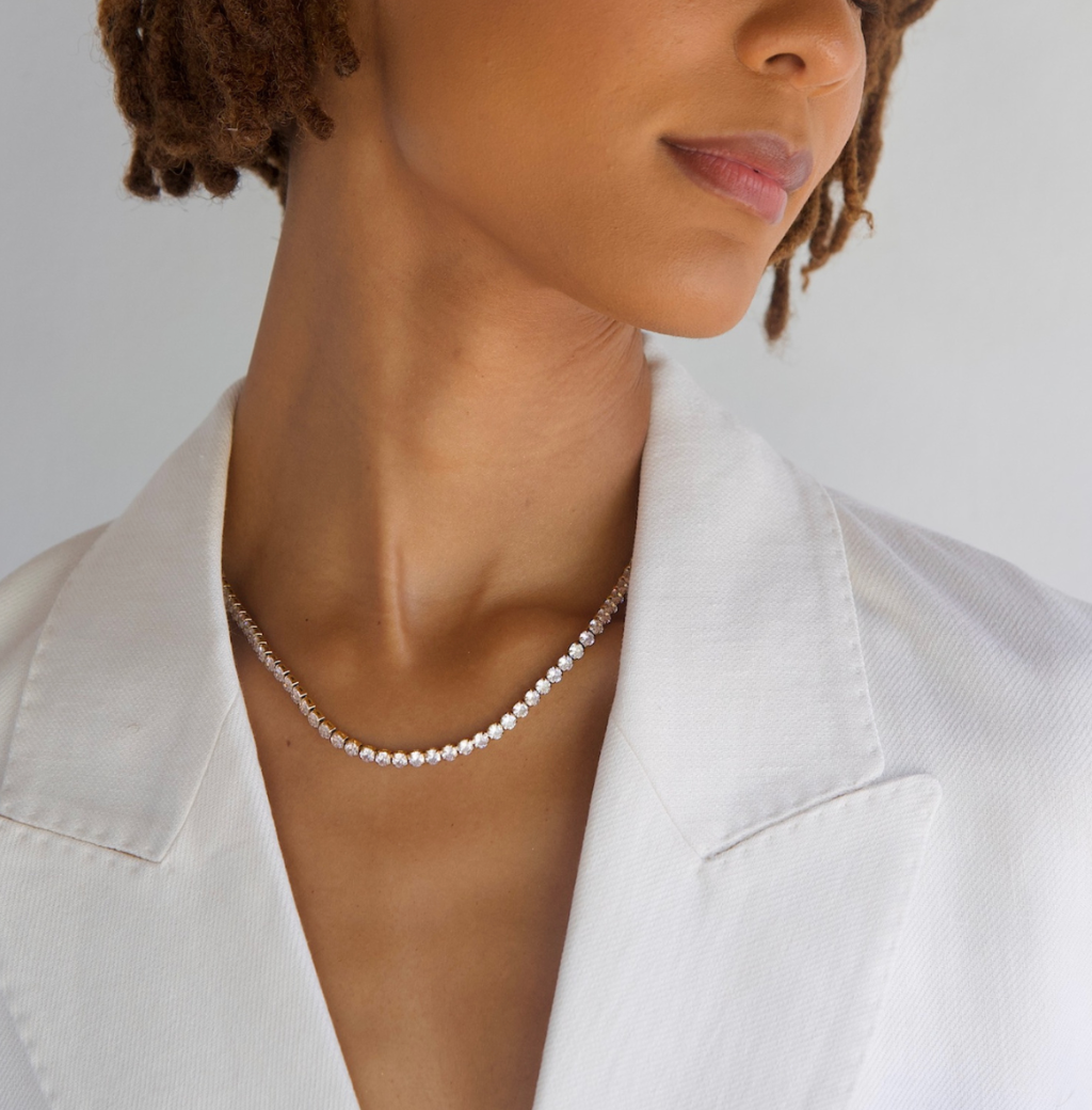 EZRA TENNIS CHAIN NECKLACE