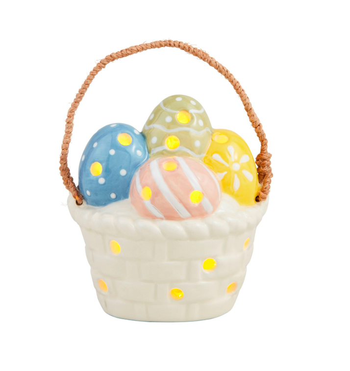 EASTER BASKET LIGHT-UP SITTER