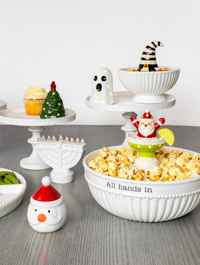 LIGHT UP MENORAH SITTER