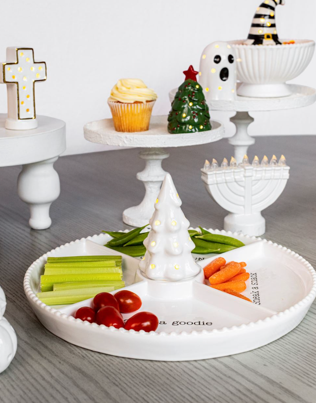 LIGHT UP MENORAH SITTER