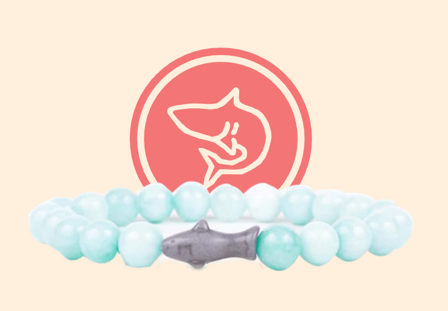 FAHLO SHARK SEAFOAM BRACELET