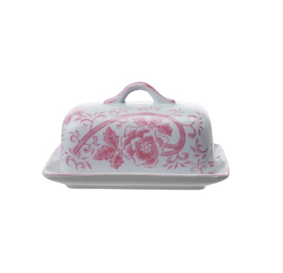 CHINOISERIE BUTTER DISH