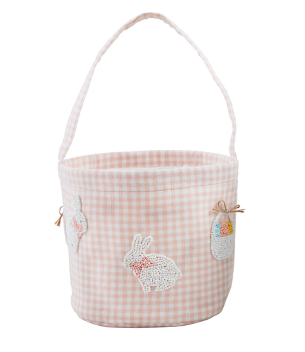 PINK EASTER BEADED BUCKET