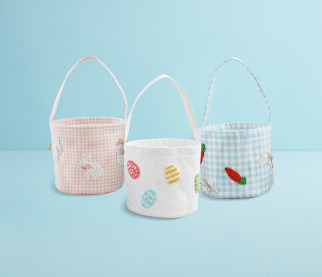 EASTER EGG BEADED BUCKET