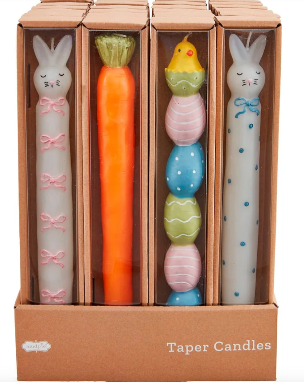 BLUE BOW BUNNY TAPER