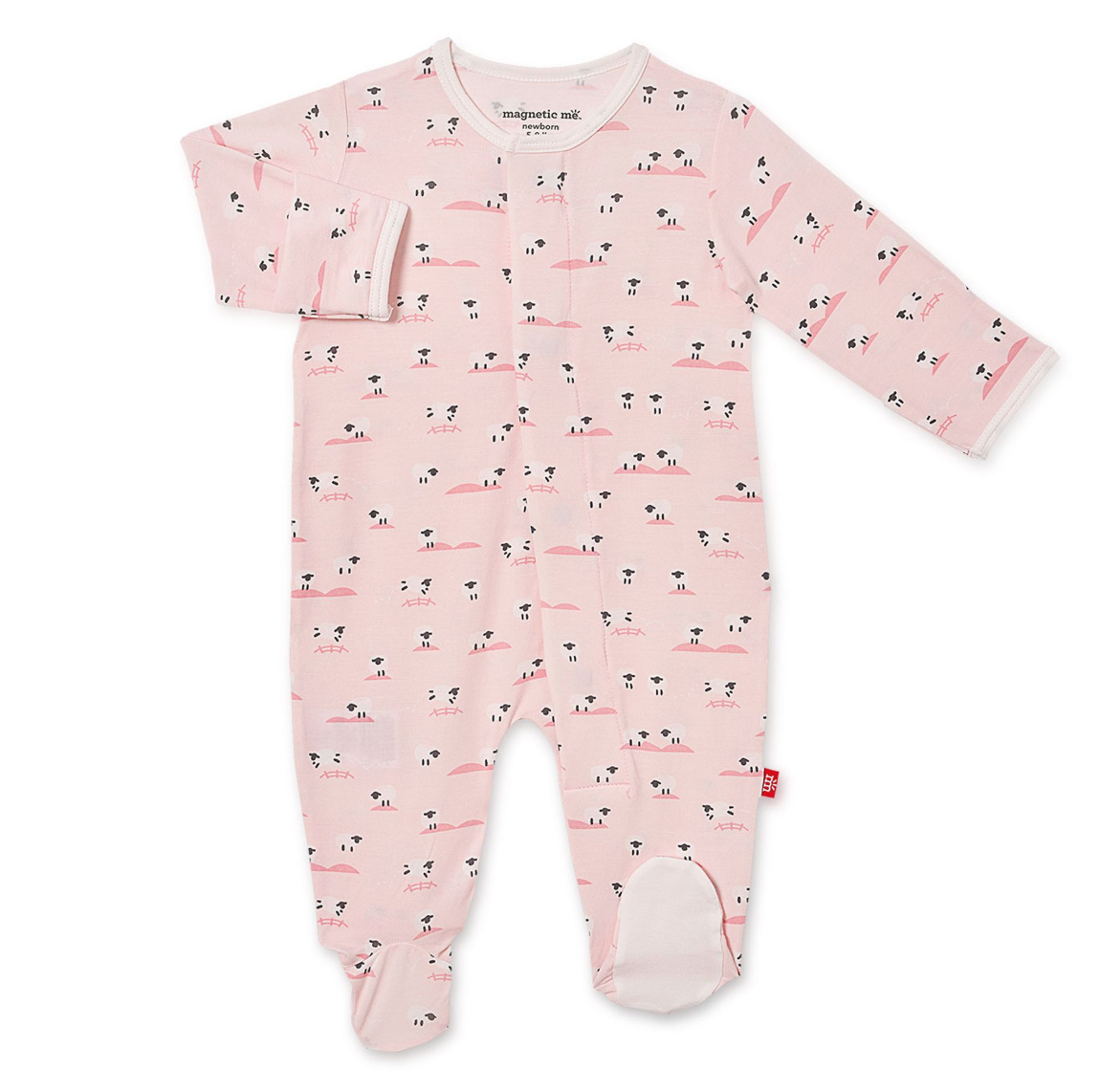 PINK BAA BAA BABY FOOTIE
