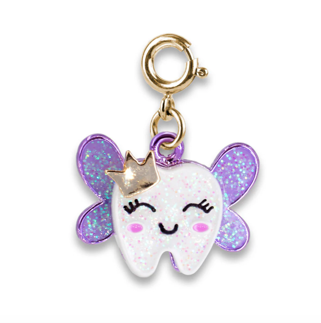 GOLD GLITTER TOOTH FAIRY CHARM