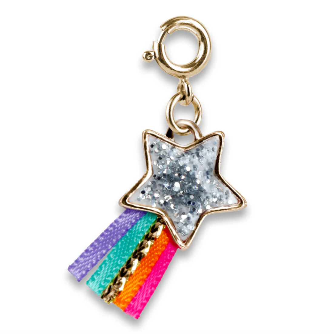 GOLD GLITTER SHOOTING STAR CHARM