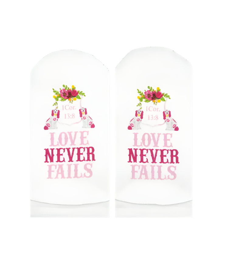 STANDING ON WORDS | 1 COR. 13:8 SOCKS