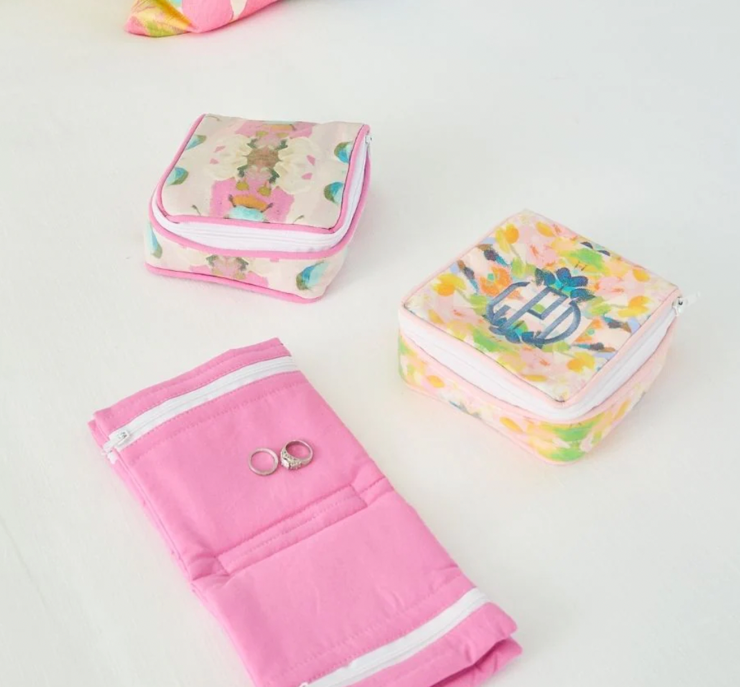 JEWELRY CASE | MONET'S GARDEN PINK