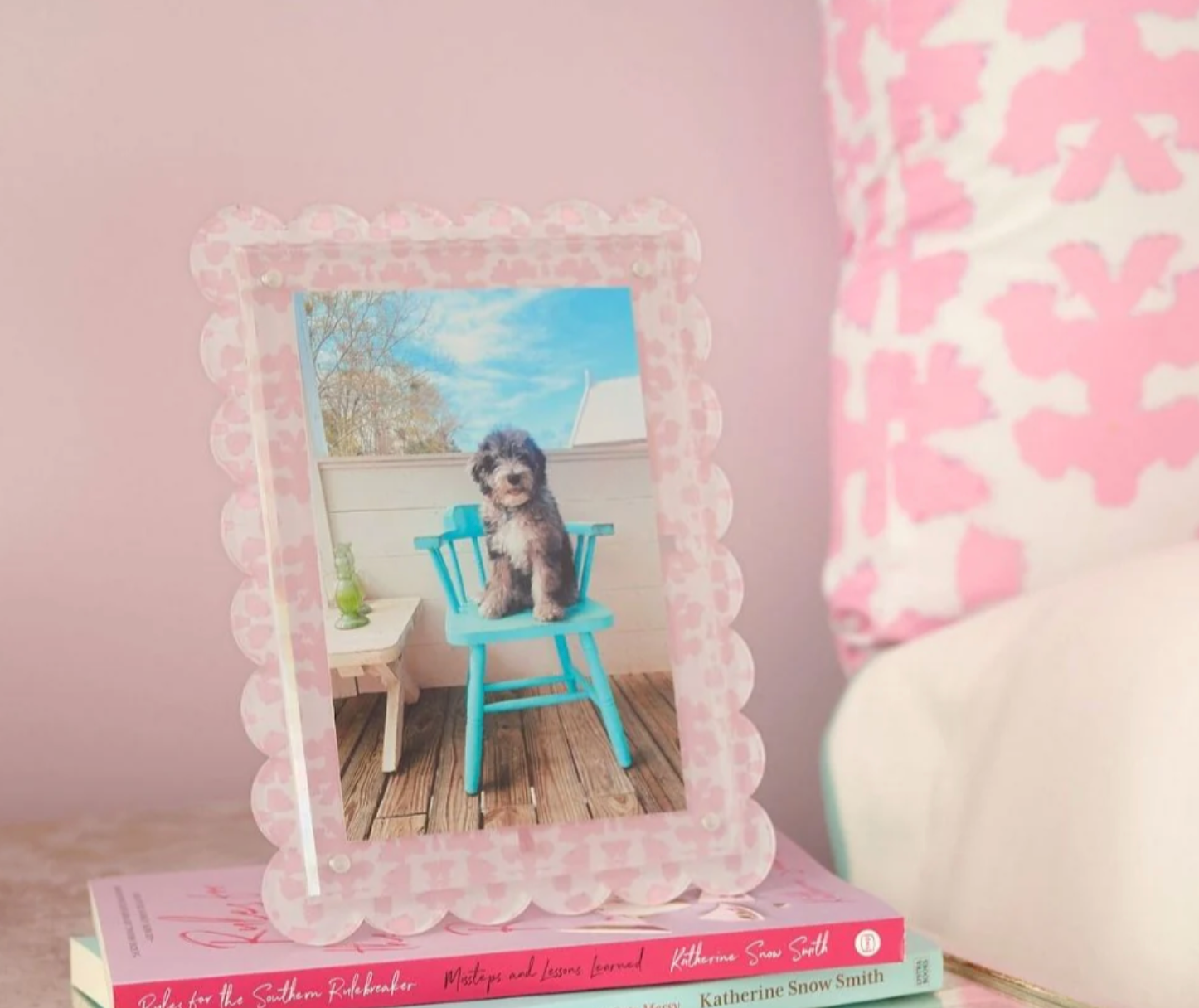 ACRYLIC FRAME |CHINTZ ROSE