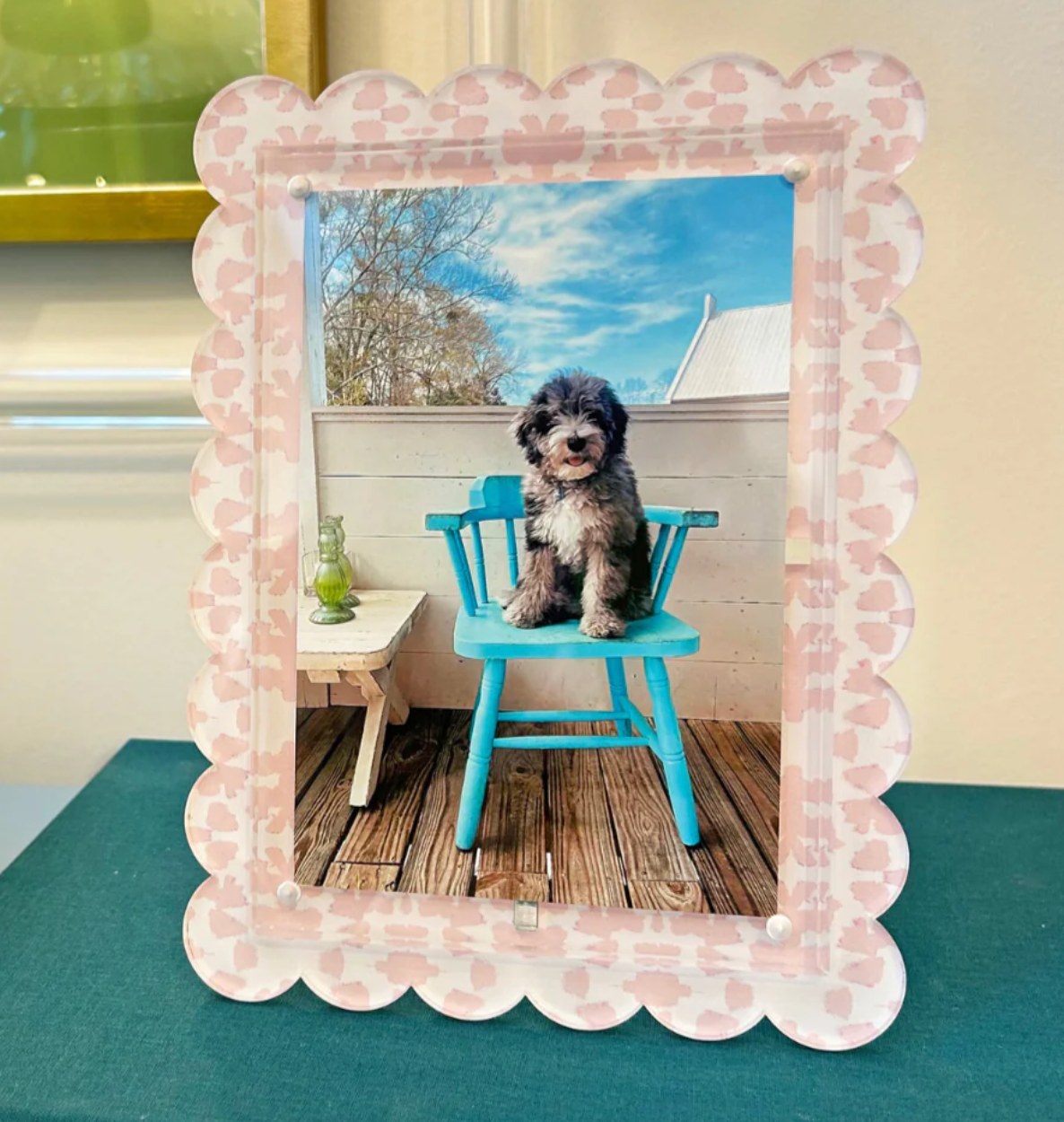 ACRYLIC FRAME |CHINTZ ROSE
