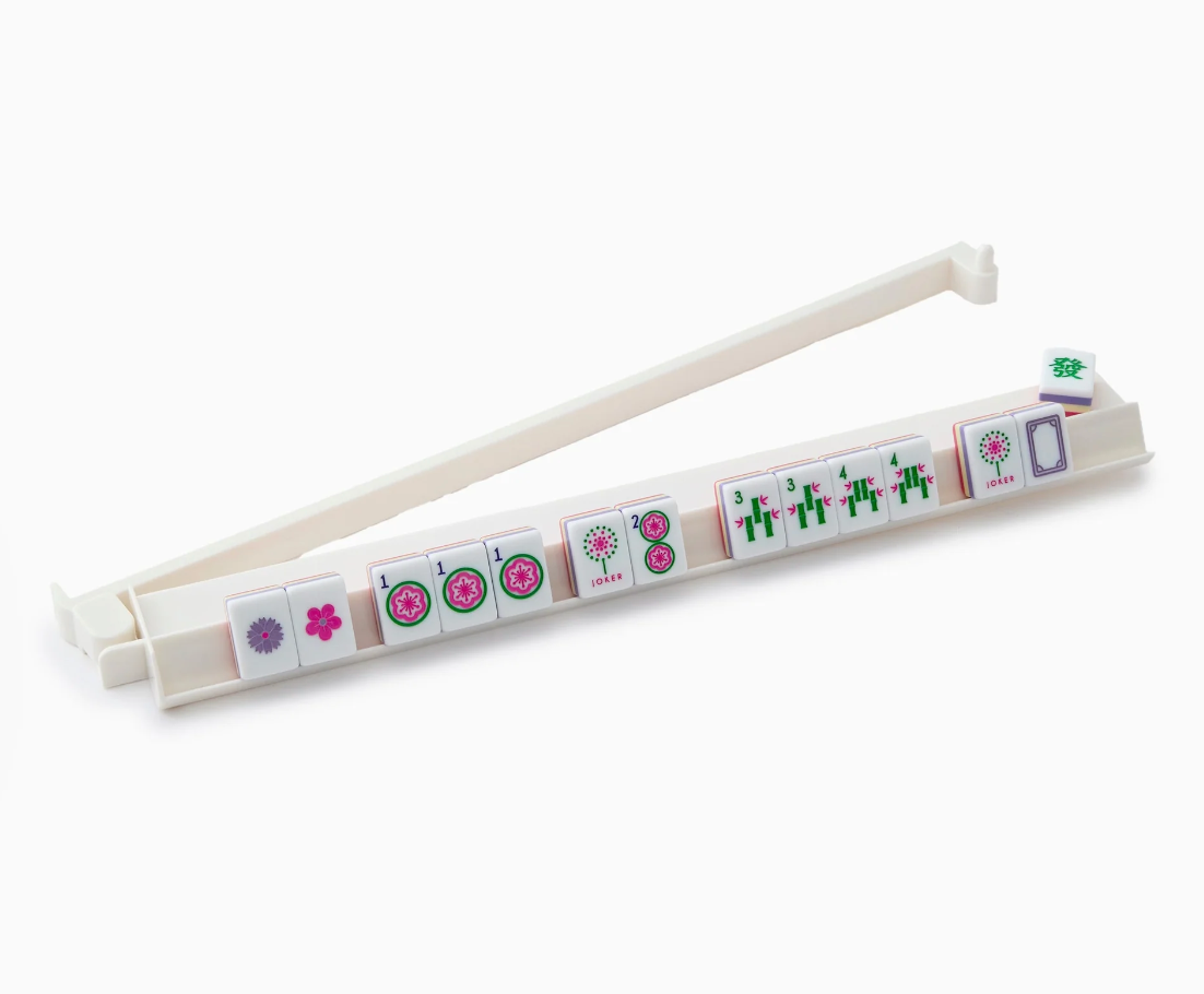 WHITE ACRYLIC RACK & PUSHER SET