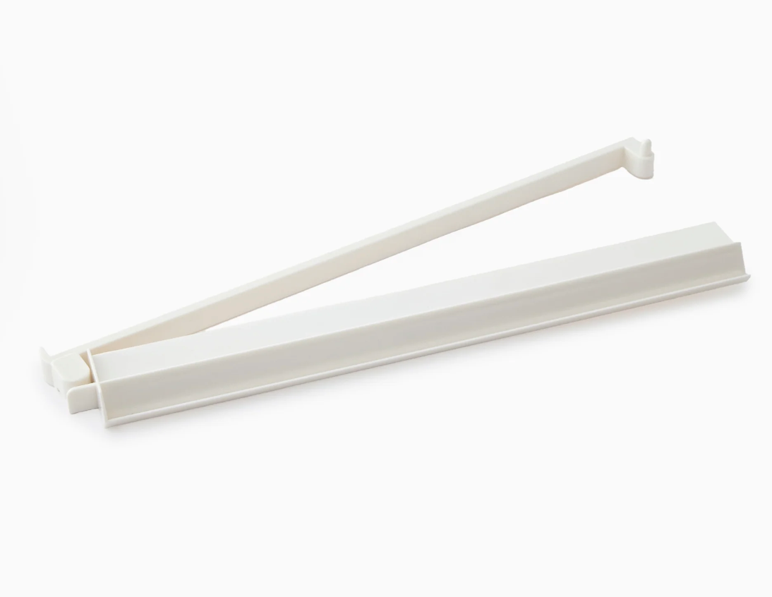 WHITE ACRYLIC RACK & PUSHER SET