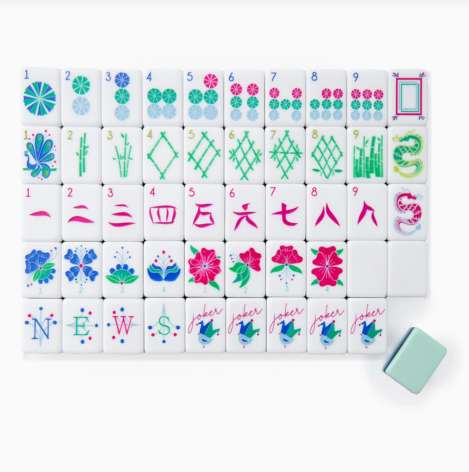 BIRDIE MAHJONG TILES