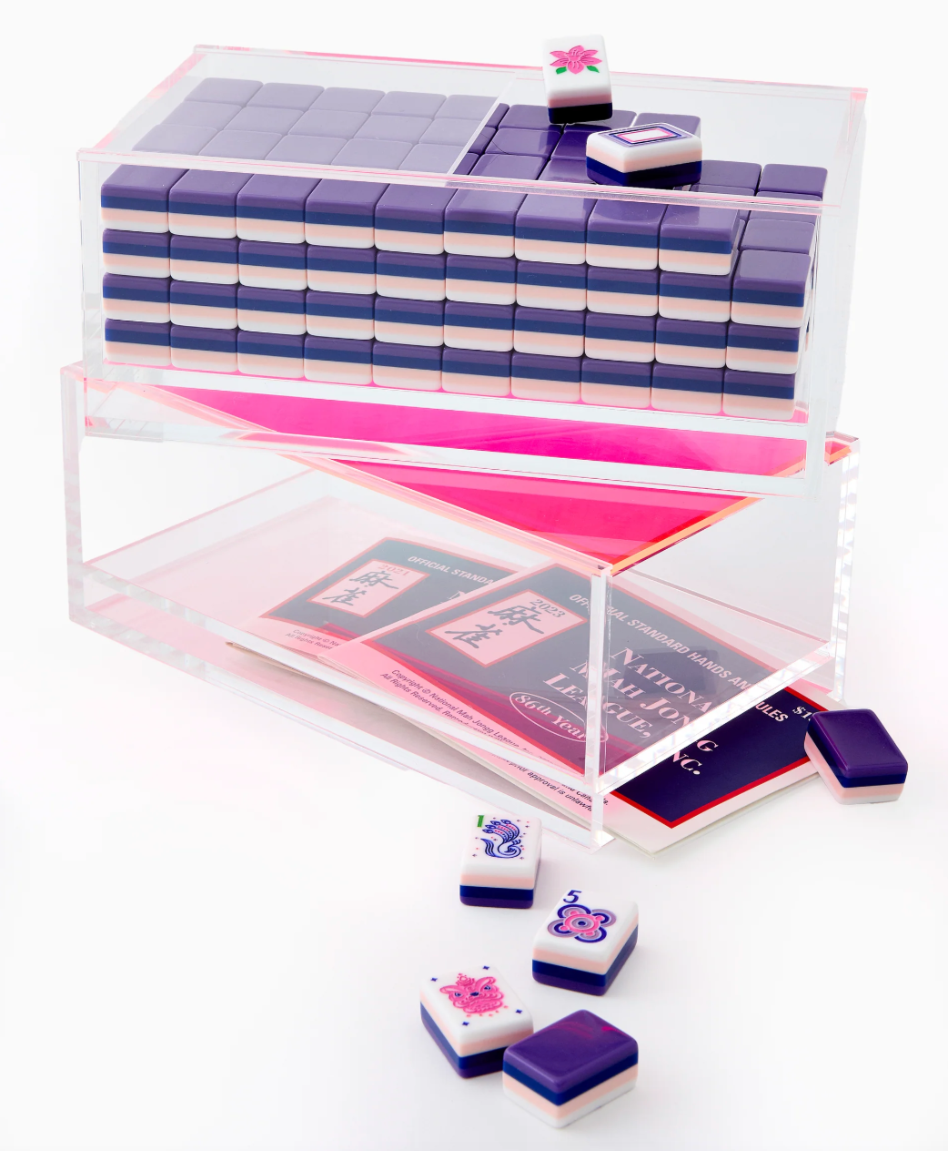 ACRYLIC MAHJONG TILE BOX