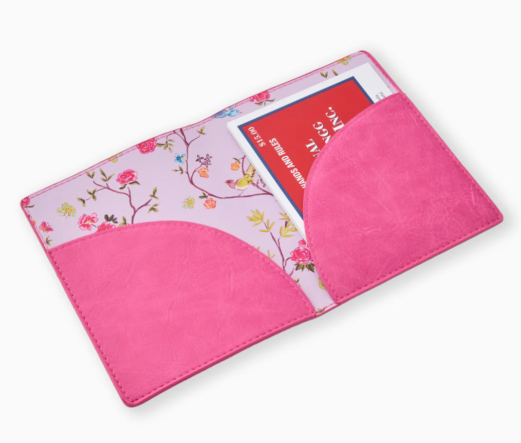 HOT PINK CARD FOLIO