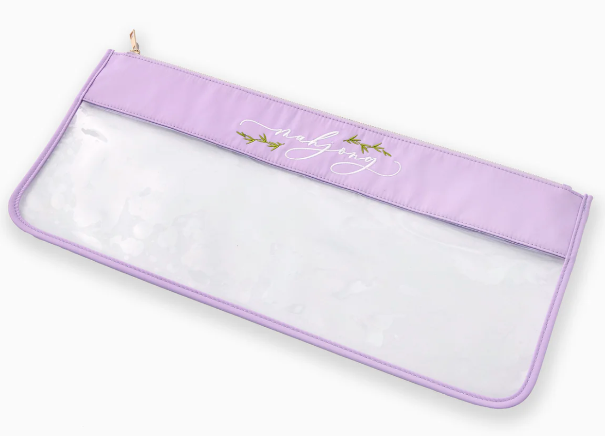 LILAC SCRIPT MAHJONG BAG