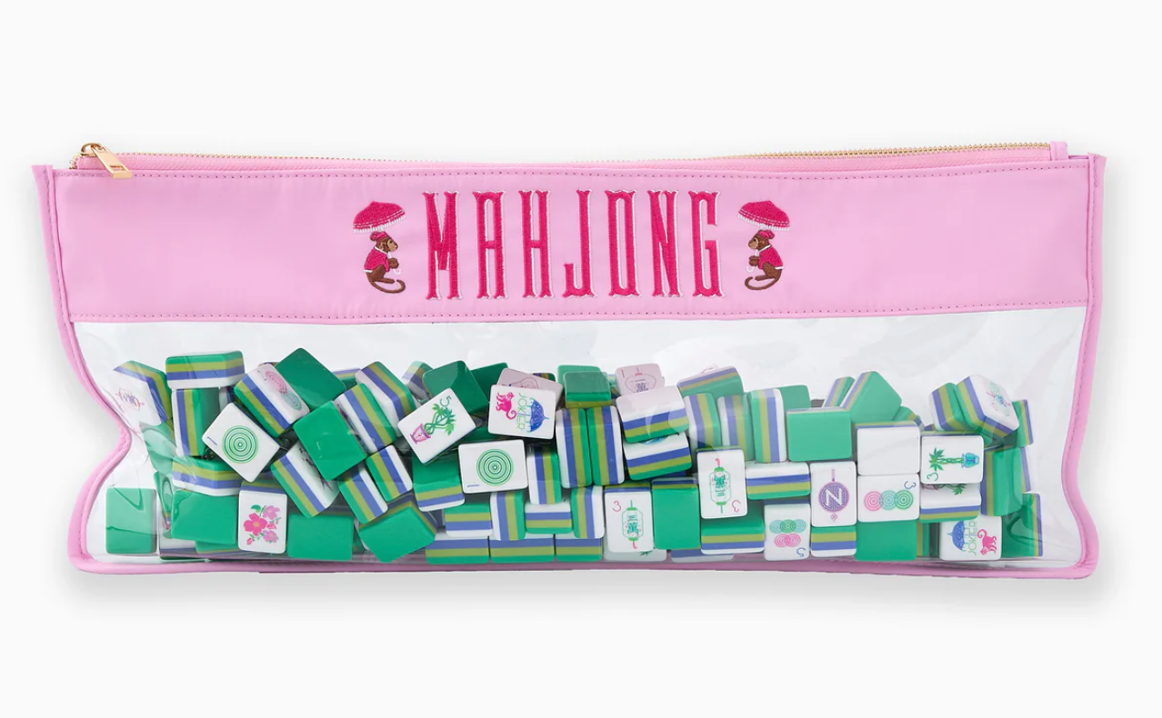 COTTON CANDY MONKEY MAHJONG BAG