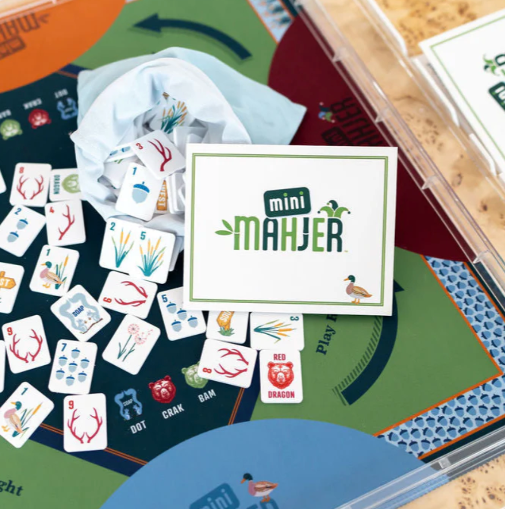 MINI MAHJER GAME - WOODLANDS EDITION