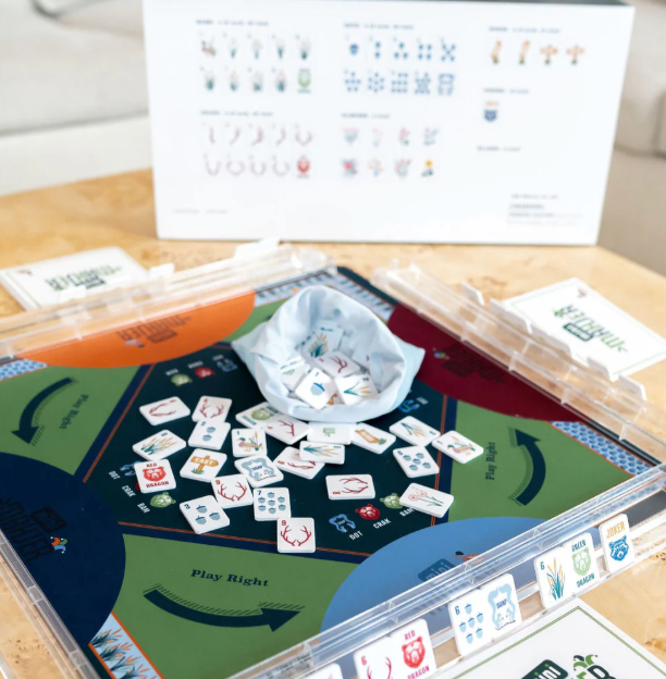 MINI MAHJER GAME - WOODLANDS EDITION
