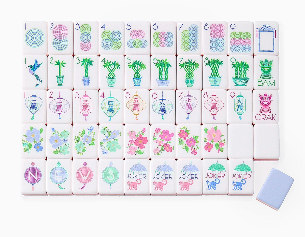 LUMINAIRE MAHJONG TILES