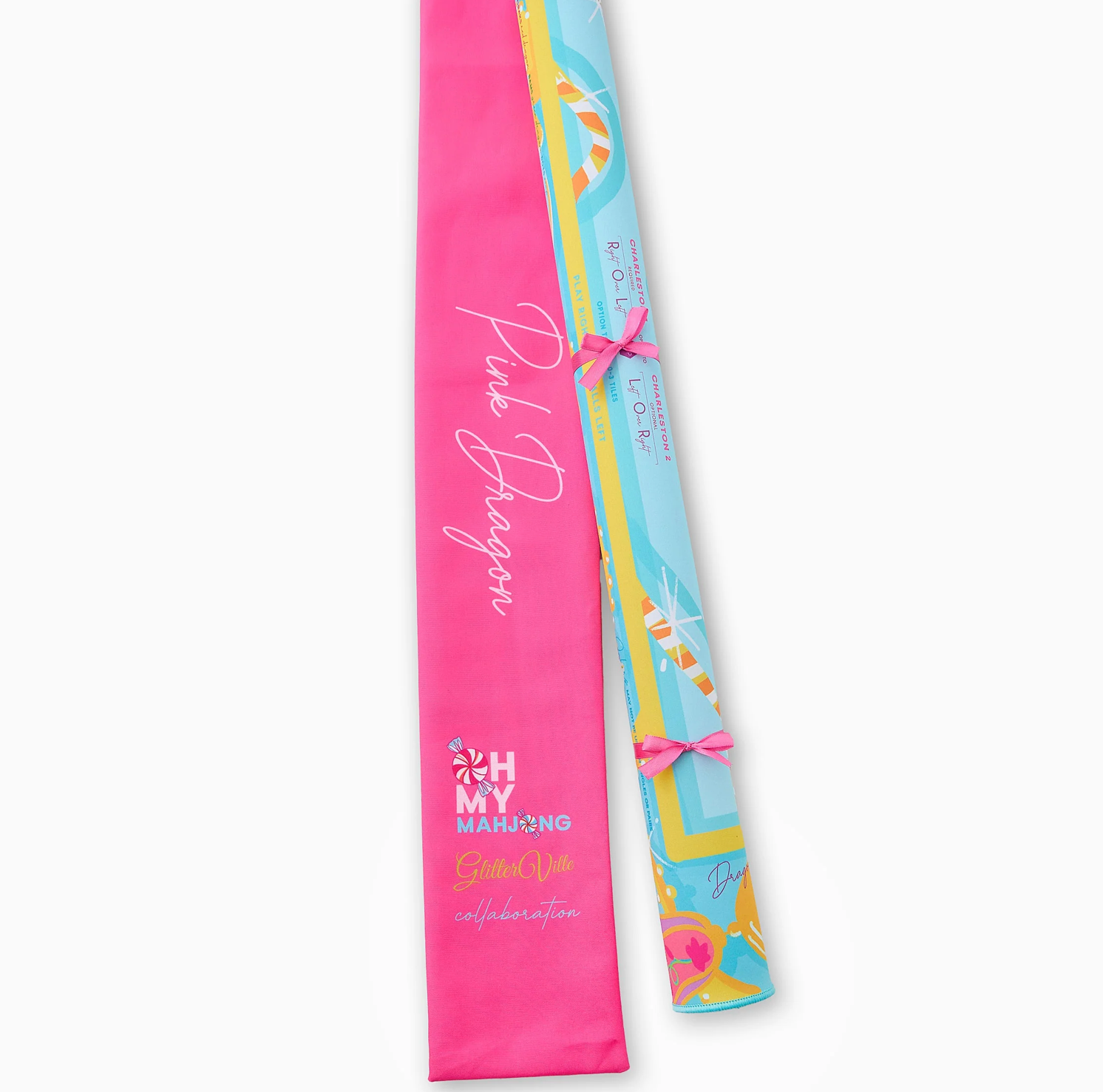 GLITTERVILLE PINK DRAGON MAHJONG MAT