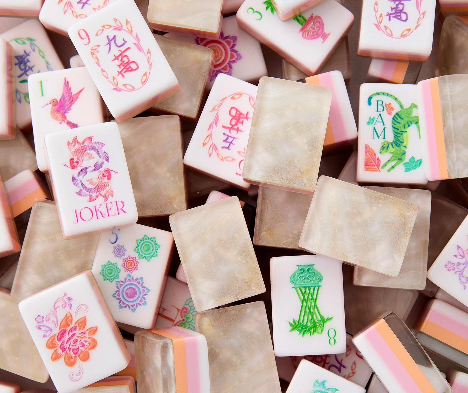 PEARLESCENT MAHJONG TILES