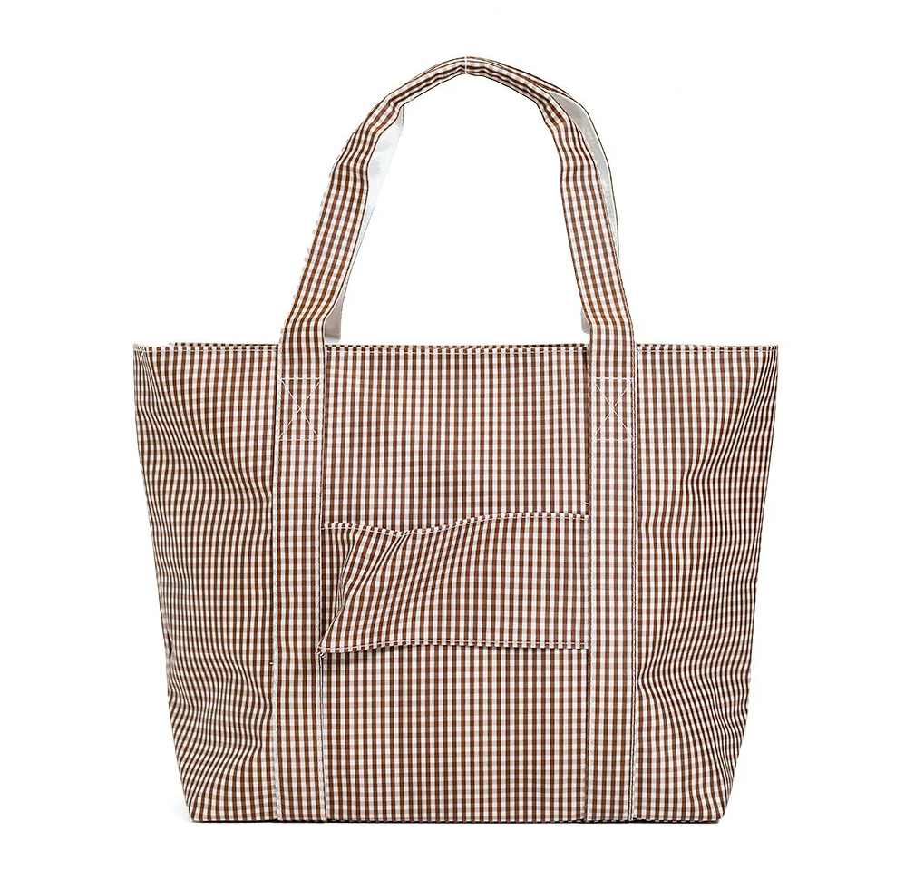 JUMBO TOTE - COCO GINGHAM