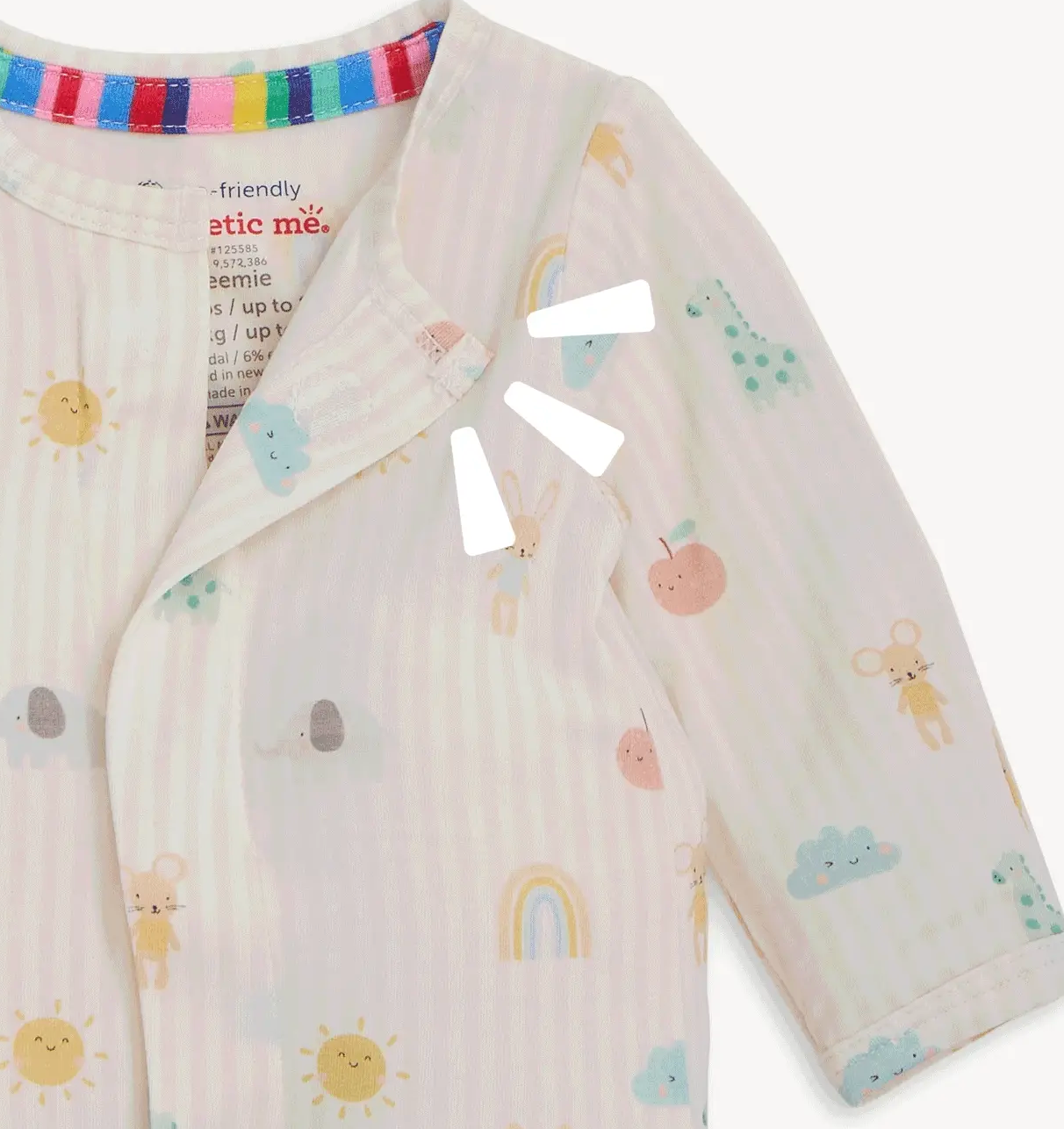 PINK LULLABY SKY FOOTIE
