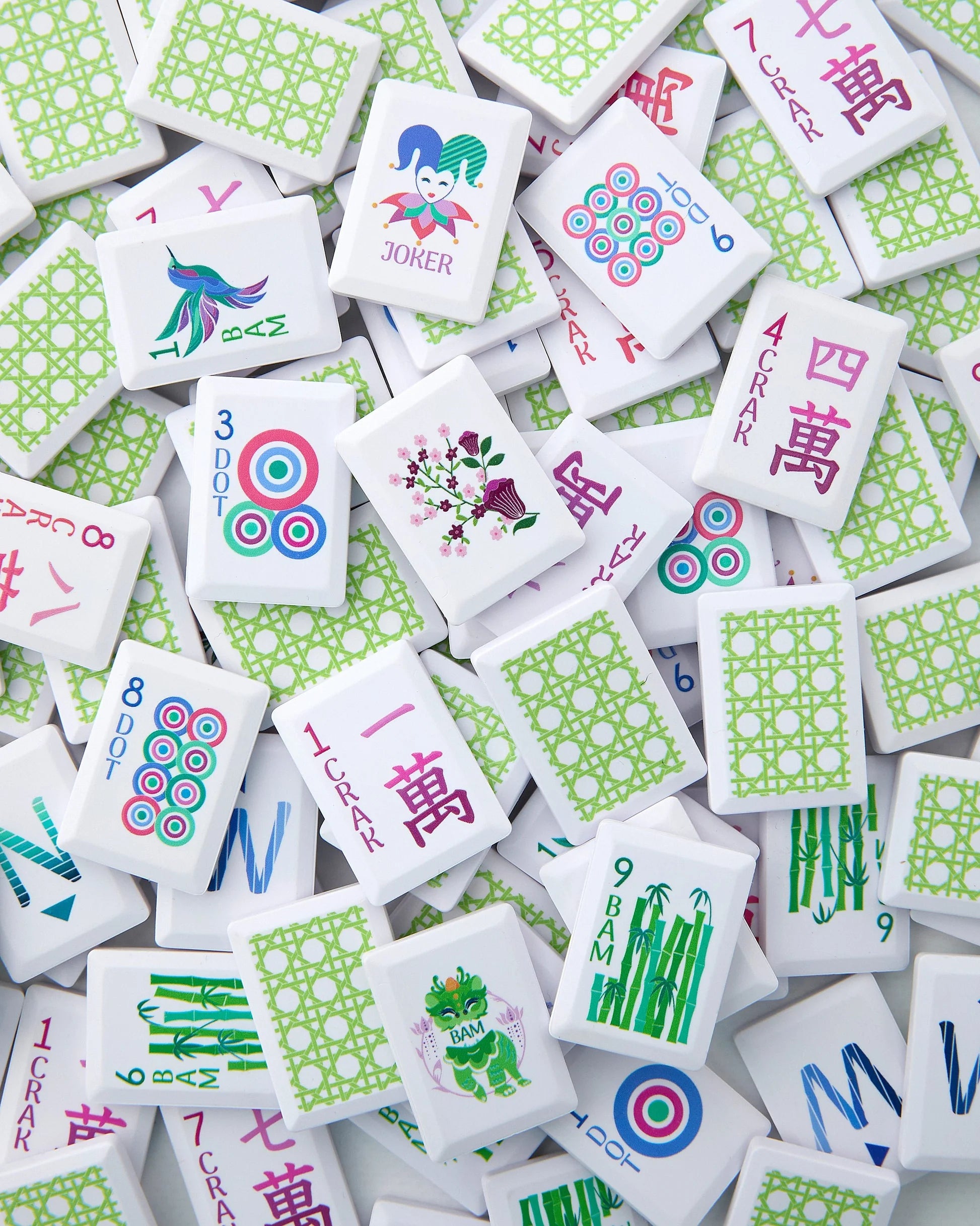 JARDIN DEBUTANTE MAHJONG TILE SET