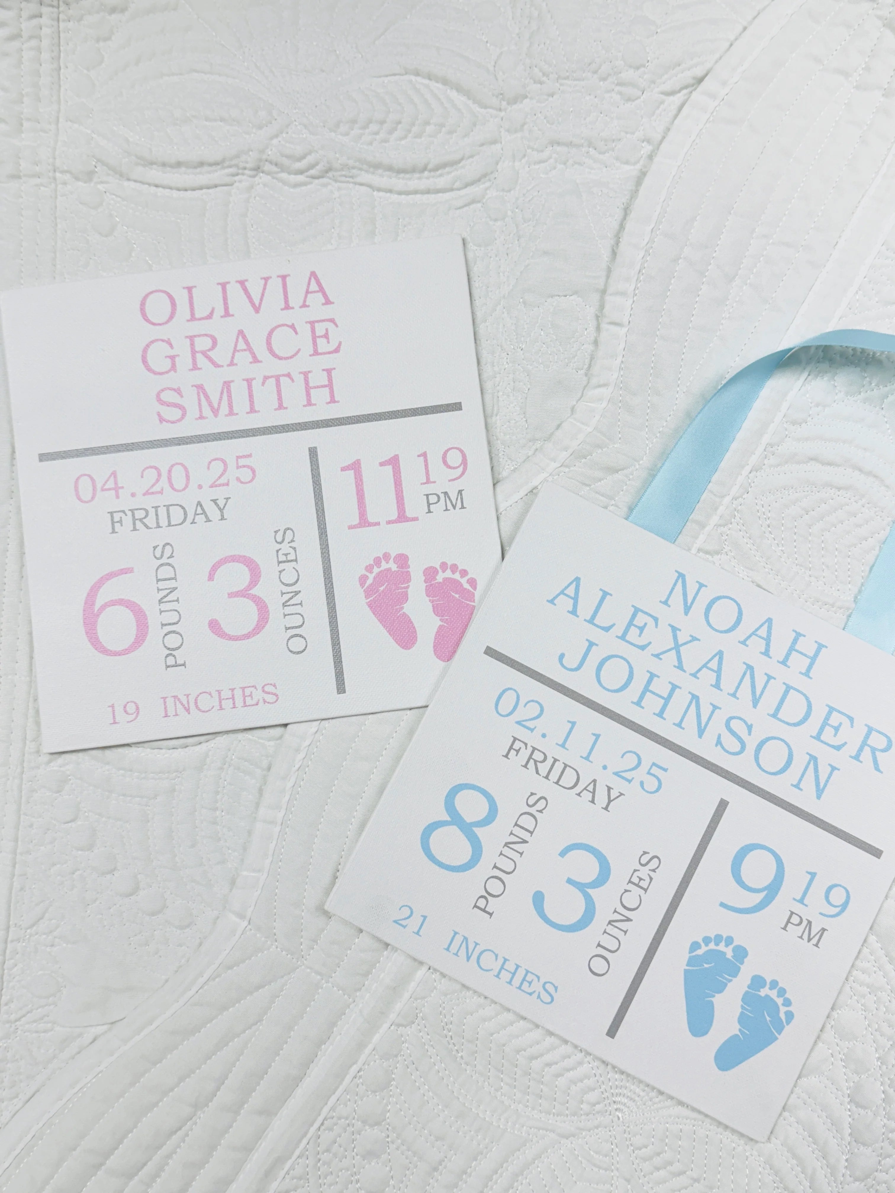 CUSTOM BABY ANNOUNCEMENT SIGN