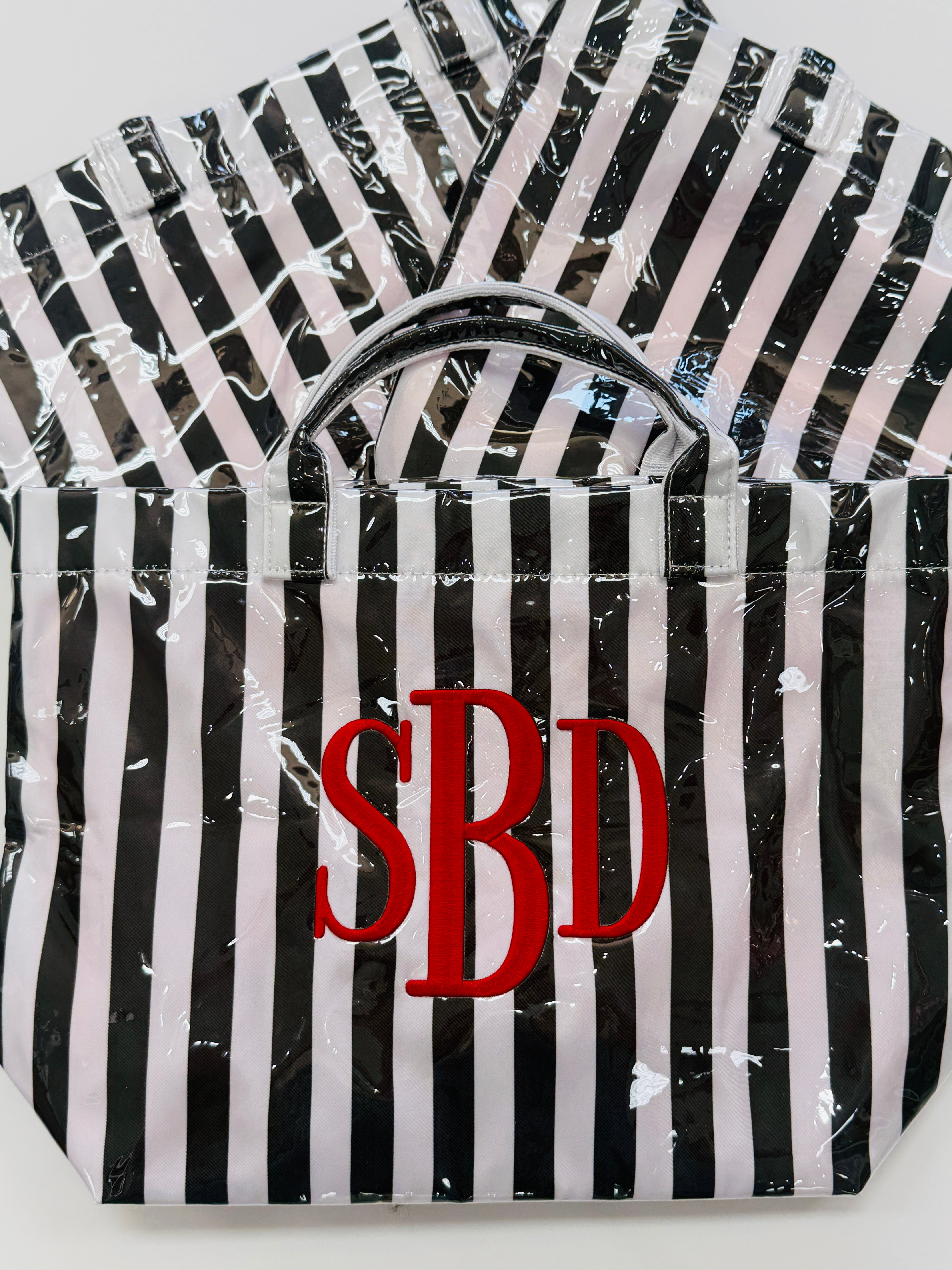 CLEAR COATED TOTE BAG