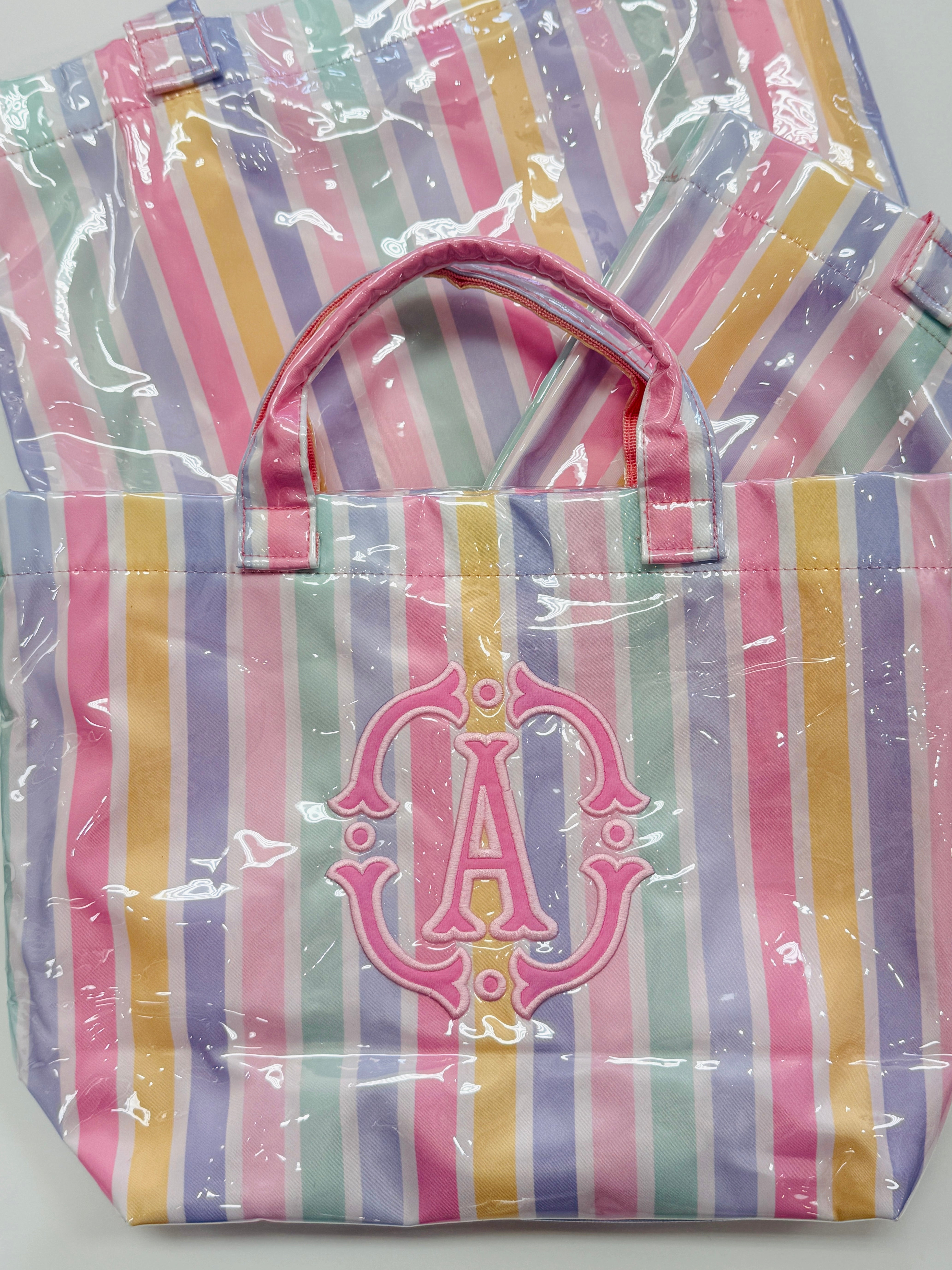 CLEAR COATED TOTE BAG
